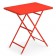 Table Pliable Arc-en-Ciel Rouge Ecarlate Emu JardinChic