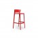 Tabouret Haut Africa H95cm Rouge Vondom Jardinchic