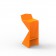 tabouret-orange-vertex-vondom-jardinchic