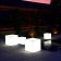 Tabouret Kube Lumineux Ambiance Euro3Plast JardinChic